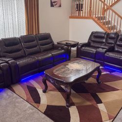 New Power Reclining Couch 3-Pc Set — Sofa • Loveseat • Chair