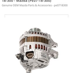 2012-2013 Mazda 3i 2.0L Skyactive OEM Alternator P07-18-300