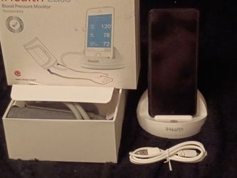 i health ease blood pressure monitor/ phone not included
