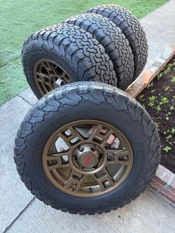 Trd Toyota Tacoma wheels and tires