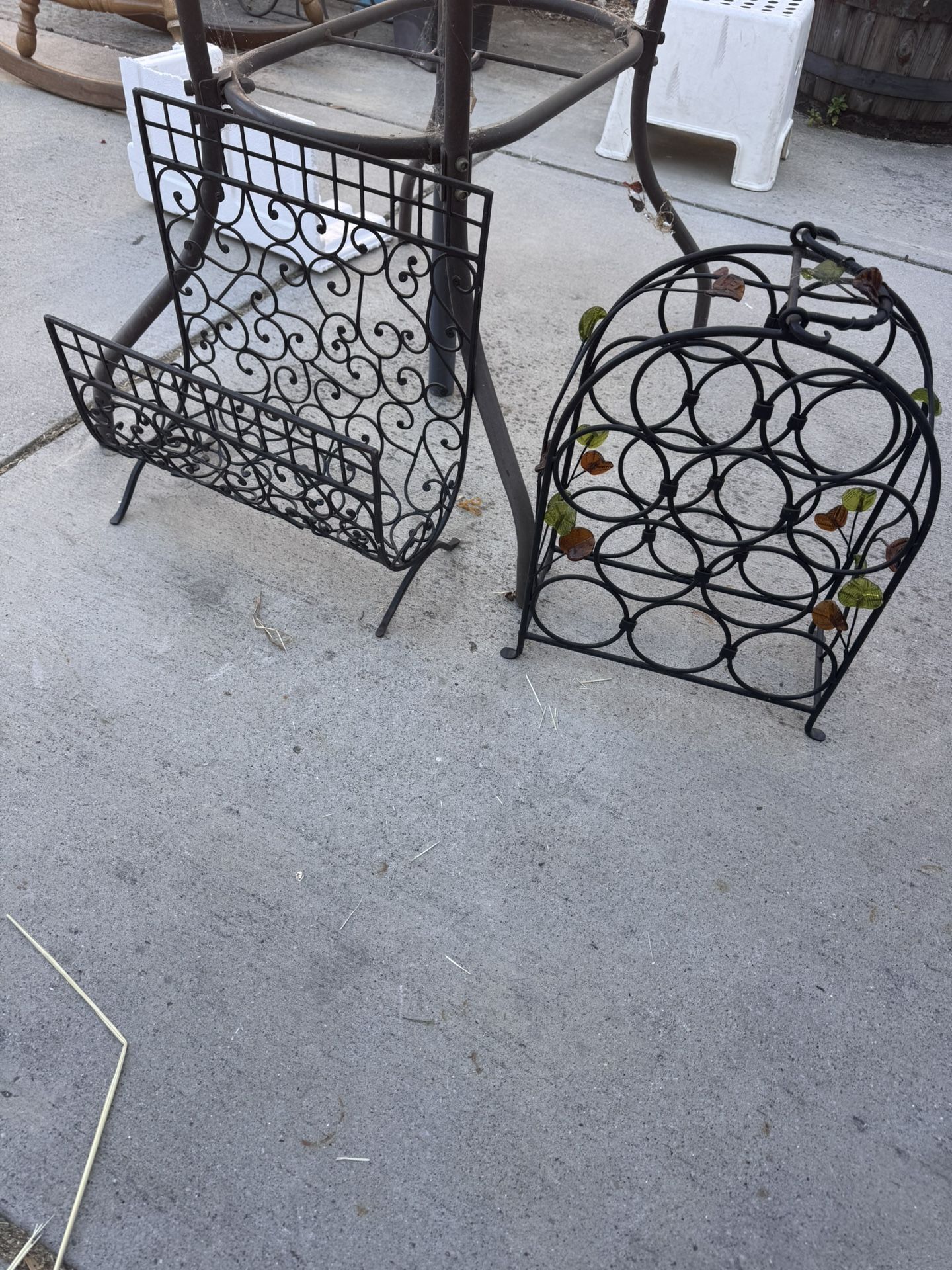 Wine Rack And Magazine Rack