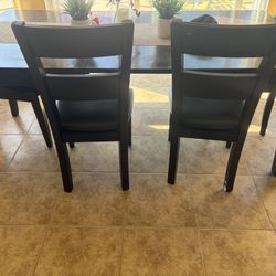 Table and Cabinet 