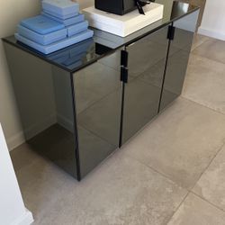 CB2 Mirrored Media Console 