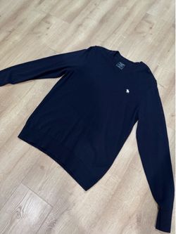 Abercrombie Navy V-Neck Sweater Men's L