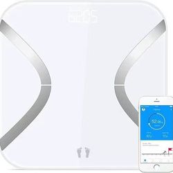 marsboy Mini LED Bluetooth Multi-Function Bathroom Scales Bathroom Body Weighing Scales Bathroom Bod