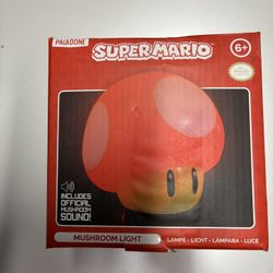 New Paladone Nintendo Super Mario Bros Mushroom Light with Sound