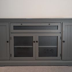Gray Media Cabinet / Sideboard – Lots of Storage