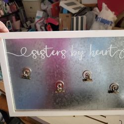 Sisters By Heart Memo Or Picture Wall Decor