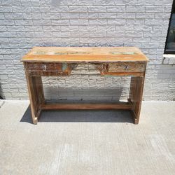 Carved Console/desk