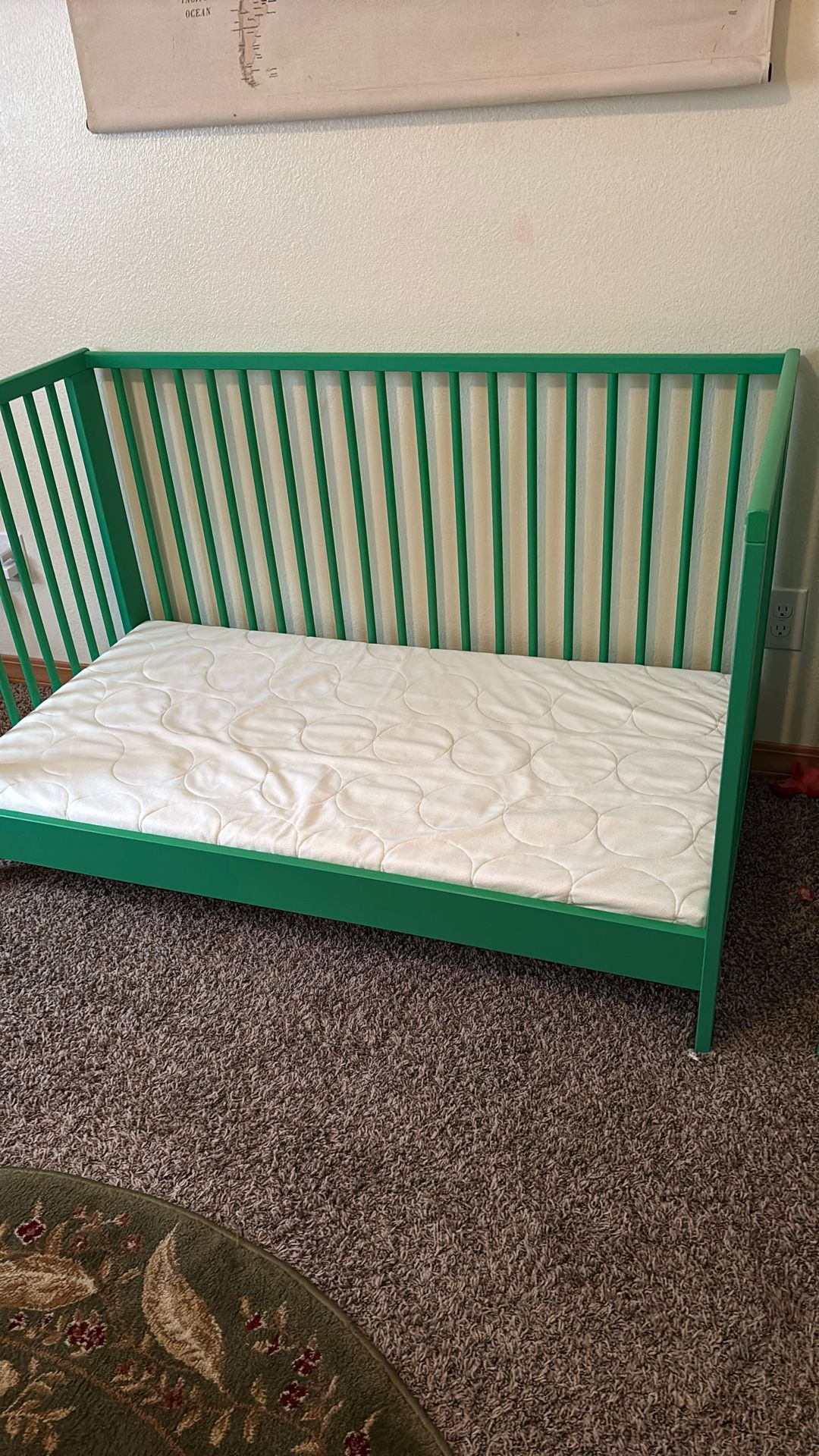 IKEA Crib & Mattress 