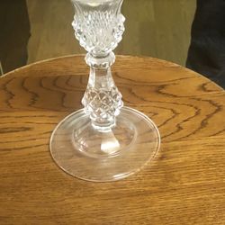 Glass Tall Candle Holder 