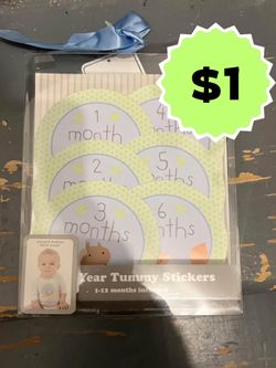 Monthly Baby Tummy Stickers
