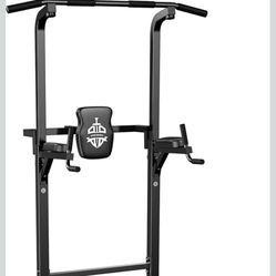 Sportsroyals Power Tower Pull Up Dip Station Assistive Trainer Multi-Function Home Gym Strength Training Fitness