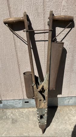 Antique Double Hopper Corn Seeder
