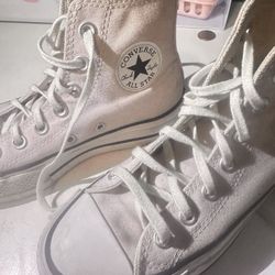 Pink Converse Platform 