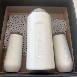 Vinglace Wine Bottle/champagne Bottle Cooler With Champagne Flute