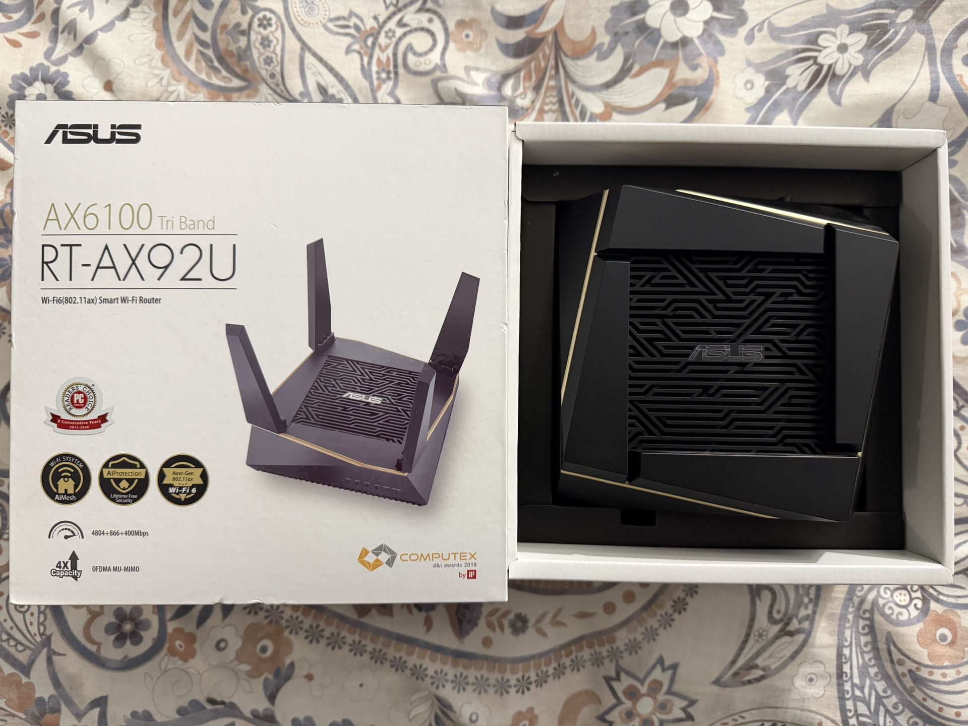 Asus RT-AX92U AX6100 WiFi6 Router