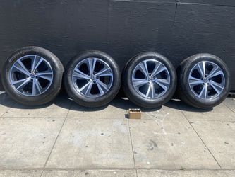 2026 19” Lexus RX350, NEW Takeoffs, 235/60/19 Bridgestone Tires, 200 Miles One Them, Comes W Factory Lugs, 5x4.5 Bolt Pattern, Sell All 4 $1250.00