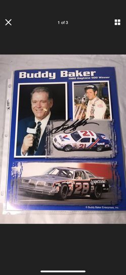 Buddy Baker Signed Autographed 1978 Daytona 500 Nascar 8x10 inch Photo With COA. Shipped with USPS First Class Package. Fair offers will be consi