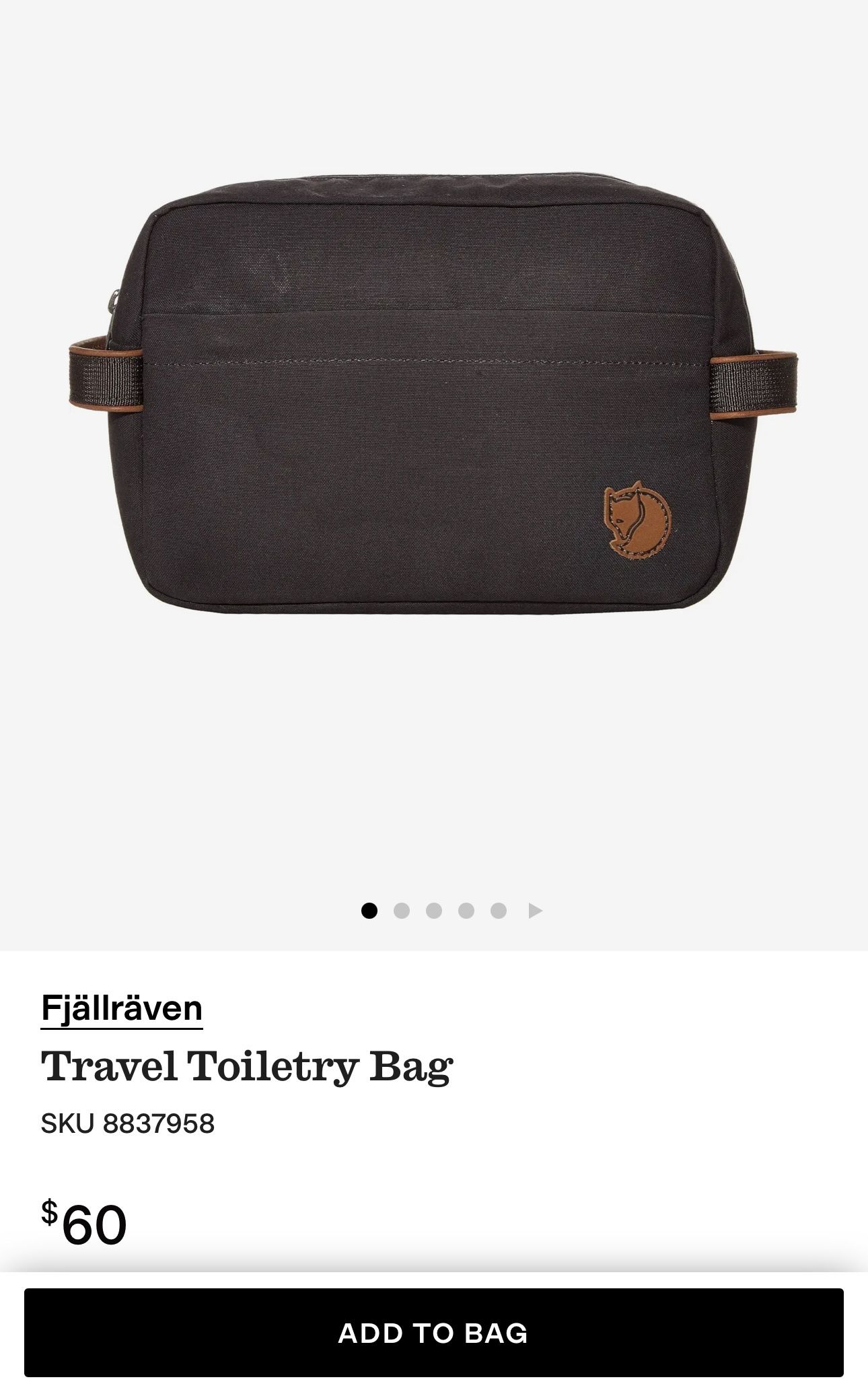 Fjallraven - Travel Toiletry Bag