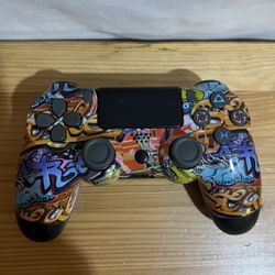 PS4 Wireless Controller Graffiti Design Tested L1 Button Doesn't Work Used Good Condition $20 Meet Up In Irving @dfwgoods