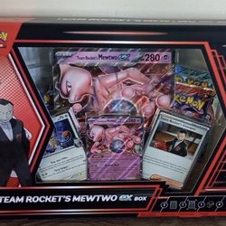Pokemon Destined Rivals Team Rocket’s Mewtwo EX Box