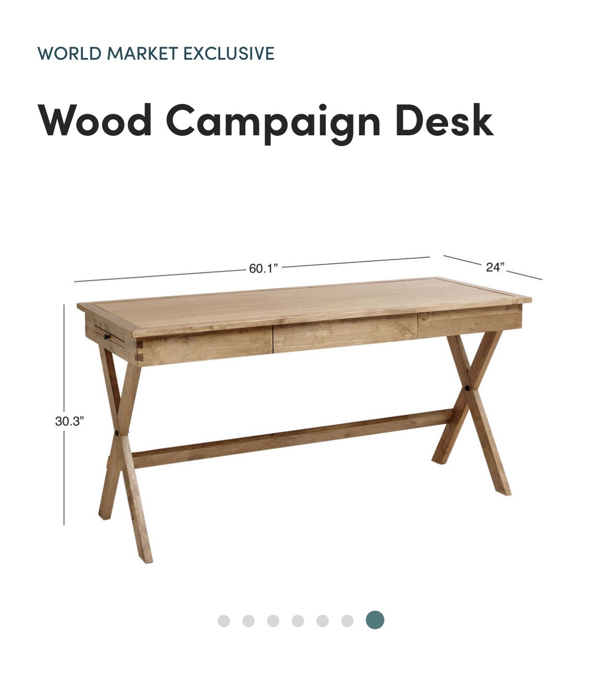World Market Desk