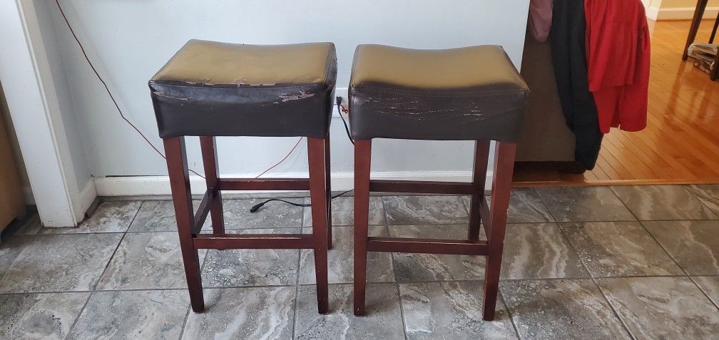 Leather Bar Stools