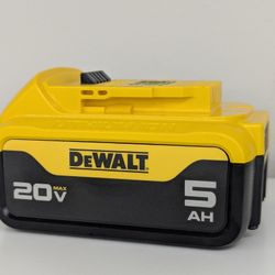 DeWalt Battery 20v 5AH 60$ New 