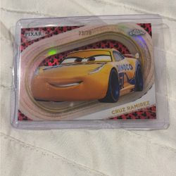 Disney Topps Chrome 2025 Cruz Ramirez  Mickey Mouse Refractor 23/28 SUPER RARE