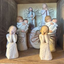 Assorted Willow Tree Angel Figurines