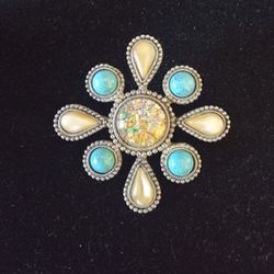Flower Cluster Brooch