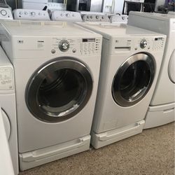 LG Tromm Washer & Dryer Set (small Pedestal)