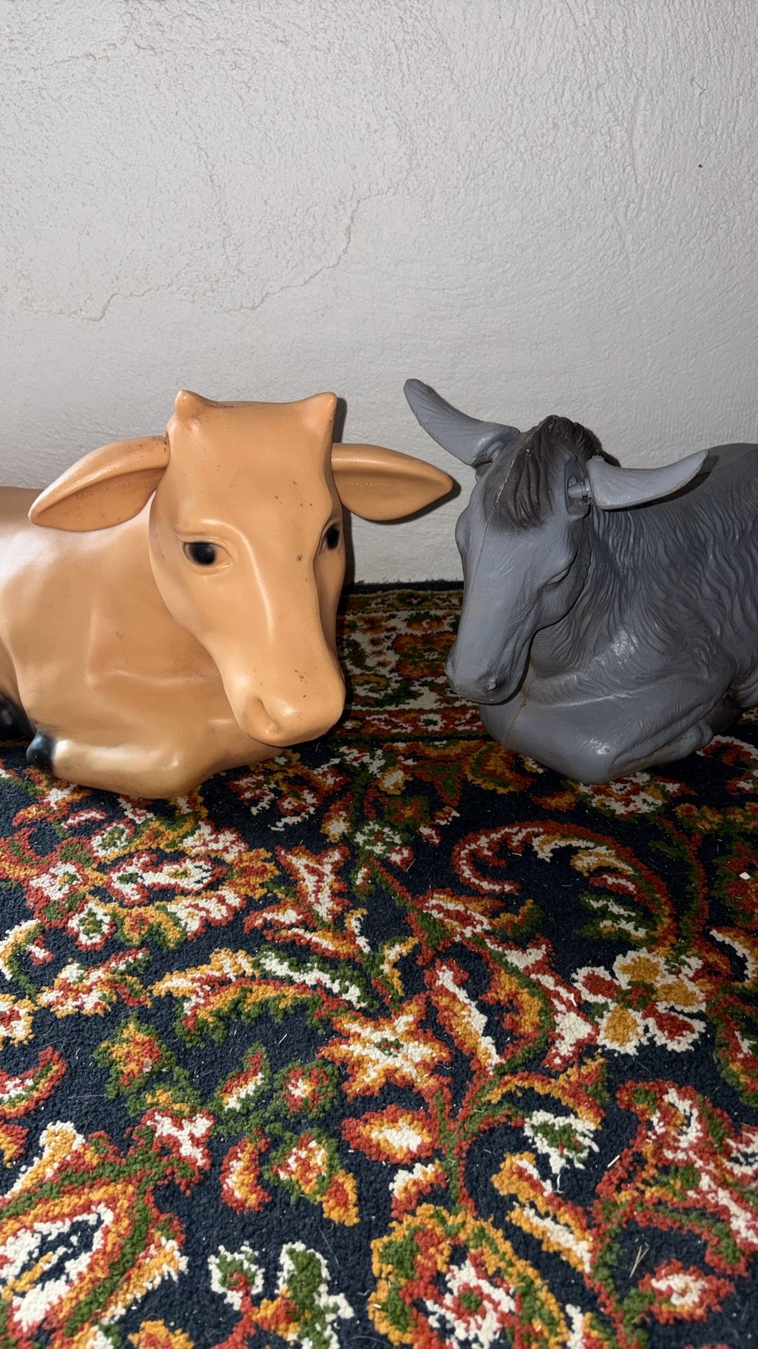 Vintage Nativity Blow Molds