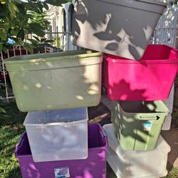 Storage Containers Size 18 20 Gallons Mix No Lids $3 Each Obo 13 Available 