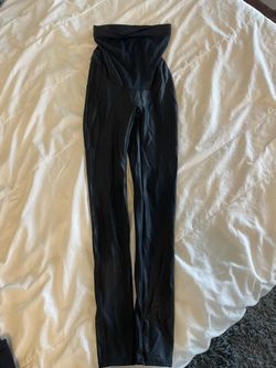 Spanx Maternity Faux Leather Leggings