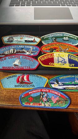 FOURTEEN COUNCIL STRIPS SHOULDER