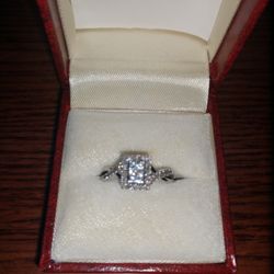 Simulated Diamond Ring