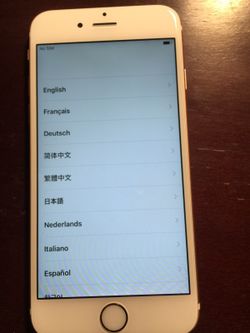 iPhone 6s 128gb unlocked white and gold