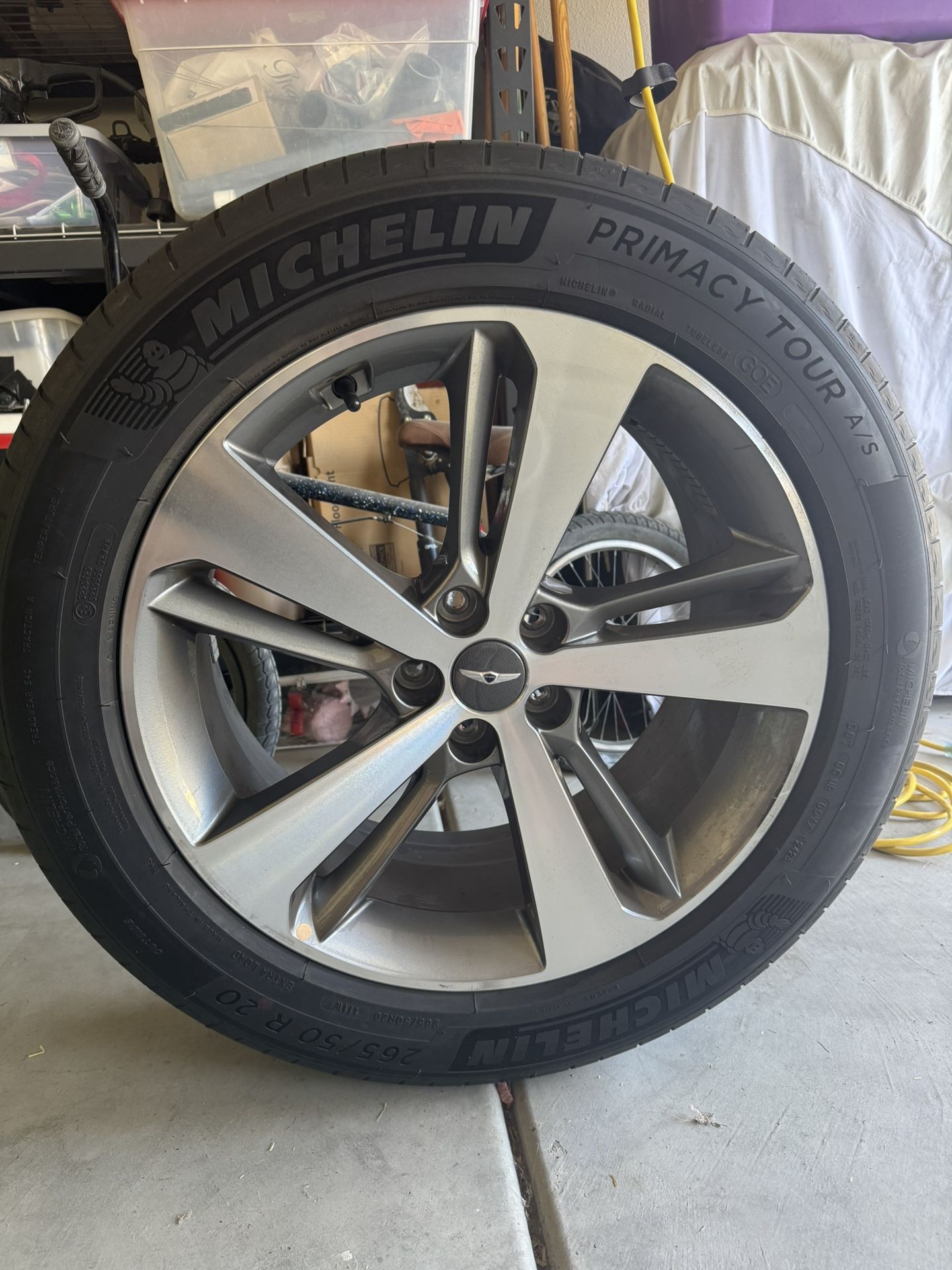4 Michelin Tires & Factory Genesis GV80 OEM Wheels Rims 20x8.5 20” 71024