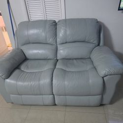 Sofa- Leather- Color Aqua