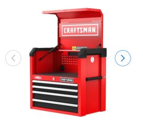 CRAFTSMAN 2000 Series 26.68-in W x 24.74-in H x 16.32-in D 4 -Drawer Steel Tool Chest ( Red )