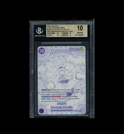 BGS 10 Monkey.D.Luffy (SP) (Silver) A Fist of Divine Speed