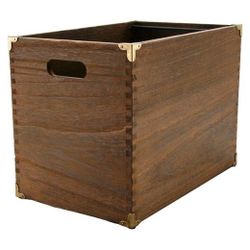 Wood File Organizer (w/ File Folders)
