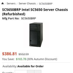 SC5650BRP Intel SC5650 Server Chassis