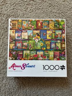 Jigsaw puzzle VINTAGE SUMMER BOOKS Buffalo NO MISSING PIECES
