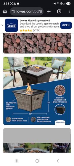 propane Fire pit table