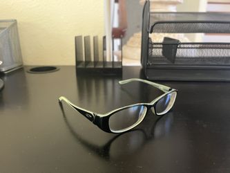 Black Oakley Glasses With Glowing Green Modern Style 