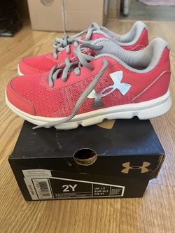 Girls Size 2 Under Armour Shoes