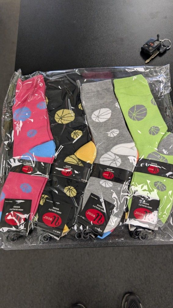 Brand new socks different colors size 9-11